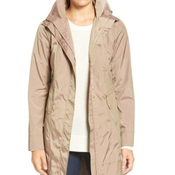 Cole Haan Jackets & Blazers - Cole Haan Signature Packable Hooded Raincoat